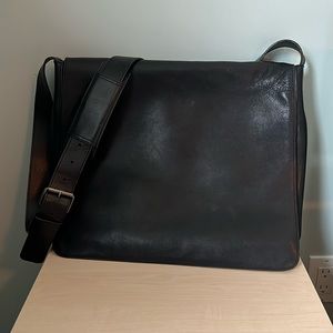 Banana Republic Leather Messenger
